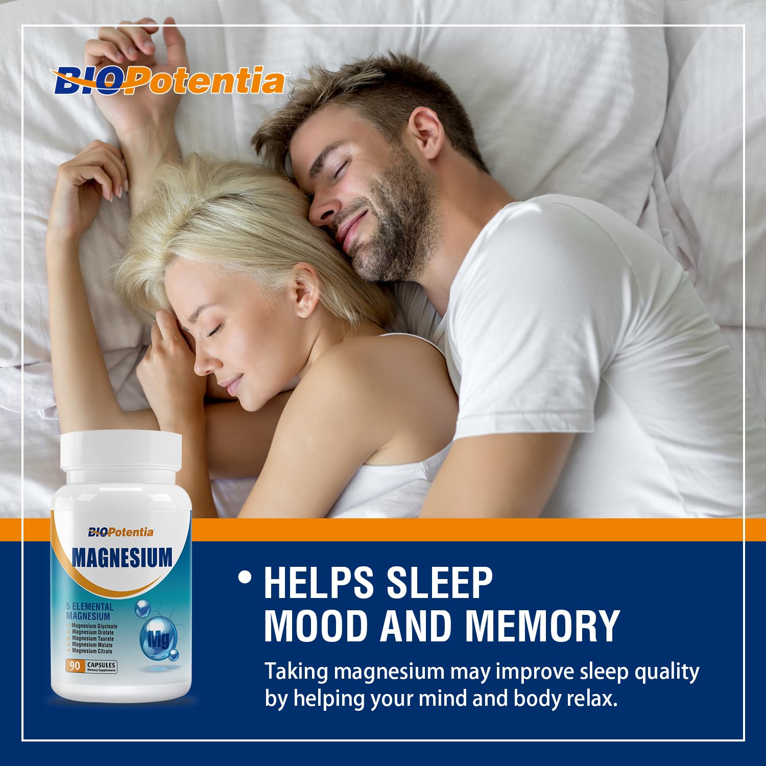 BIO POTENTIA Magnesium taurate-orotate category supporting steady energy.