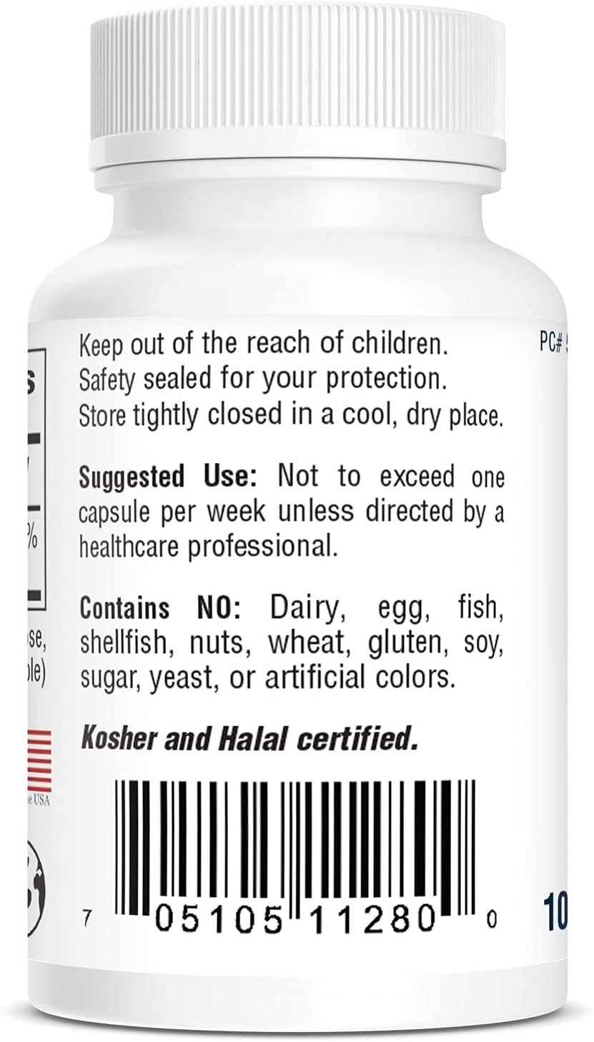 Bio-Tech Pharmacal D3-50 label close-up emphasizes allergen-free formula.