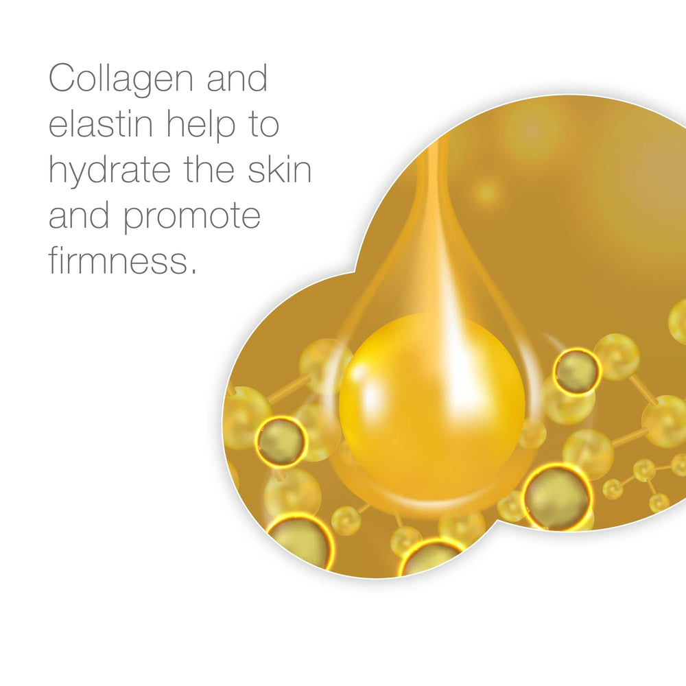 Bio-Therapeutic Collagen & Elastin ampoules packaging highlights clean formula