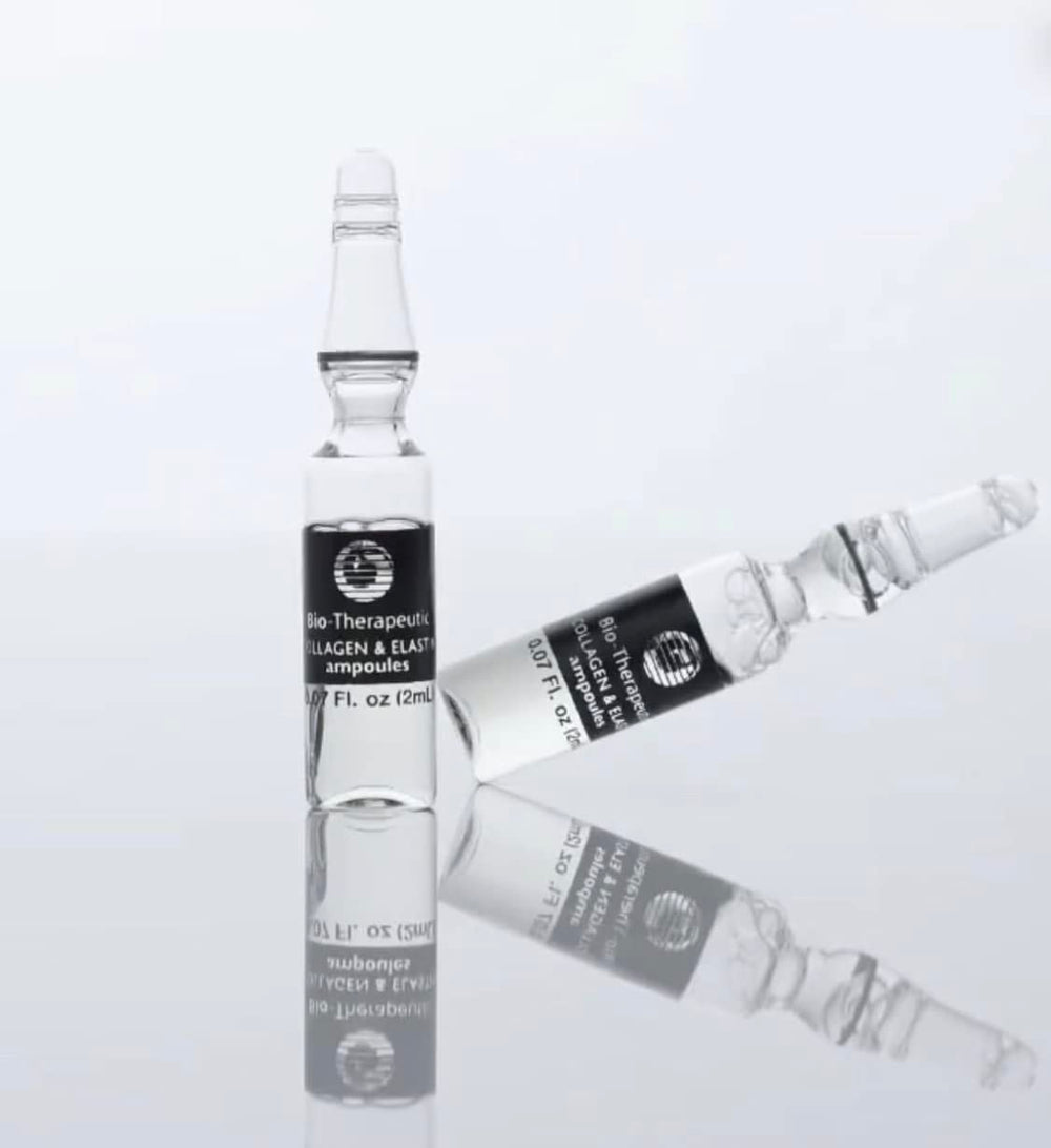 Bio-Therapeutic ampoules applied under makeup for a smooth dewy base