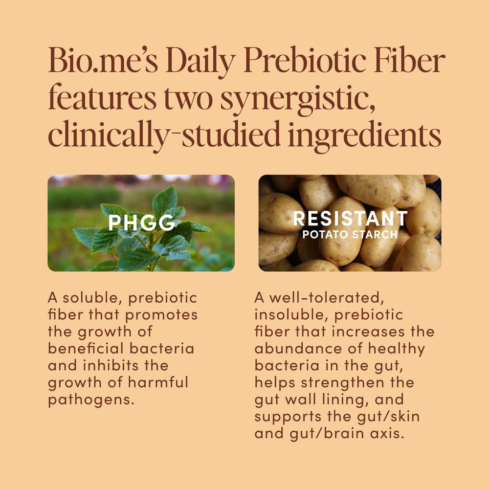 Bio.me fiber powder stirred into coffee for seamless daily routine