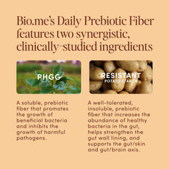 Bio.me fiber powder stirred into coffee for seamless daily routine