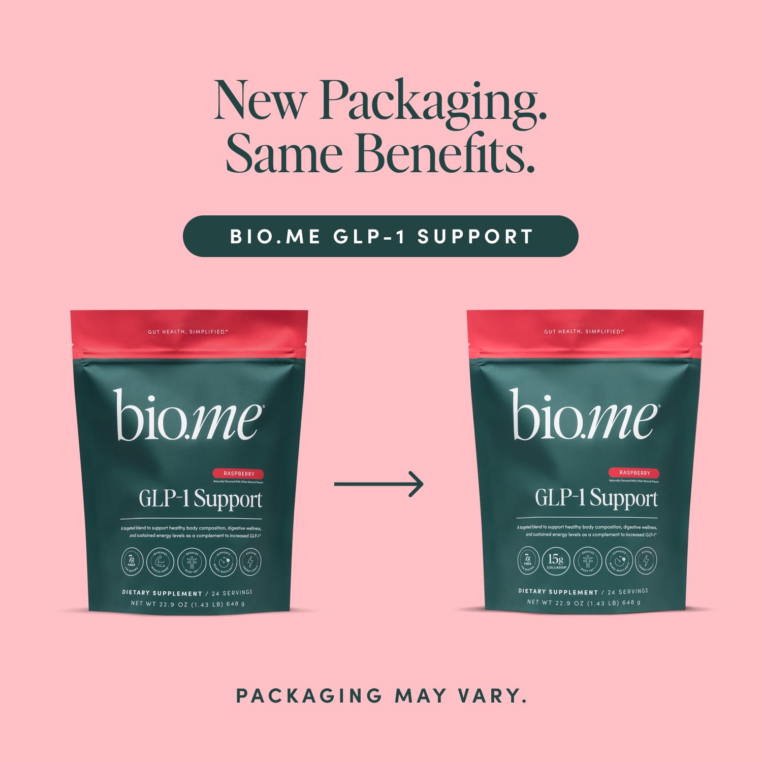 Bio.me GLP-1 Support measuring scoop in use