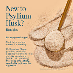 Bio.me Psyllium Lemonade mix being stirred to form a thick gel