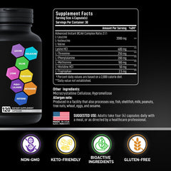BIOACTIVE LABS capsule close-up highlighting vegan formula for clean use.