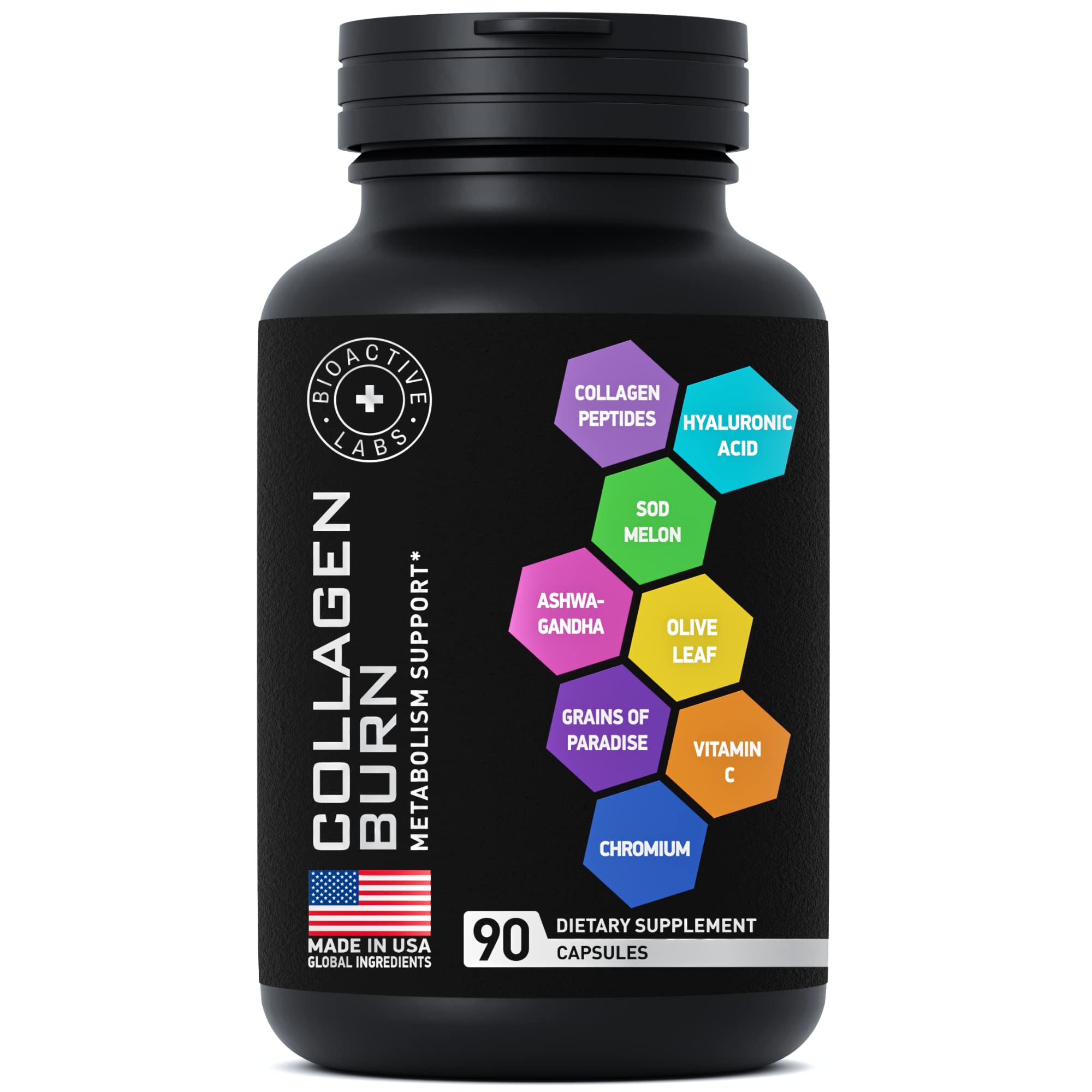 BIOACTIVE LABS made in USA packaging emphasizing quality