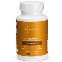 BioAvailable Liposomal Vitamin C bottle with label signaling daily immune support.