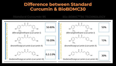 BIOBDMC NovoCurcumin label highlights a BDMC-rich formula.