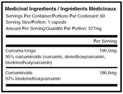 BIOBDMC Pro NovoCurcumin capsules closeup emphasizes BDMC potency