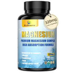 BioBenevo Magnesium Complex bottle ready for daily use and high absorption.