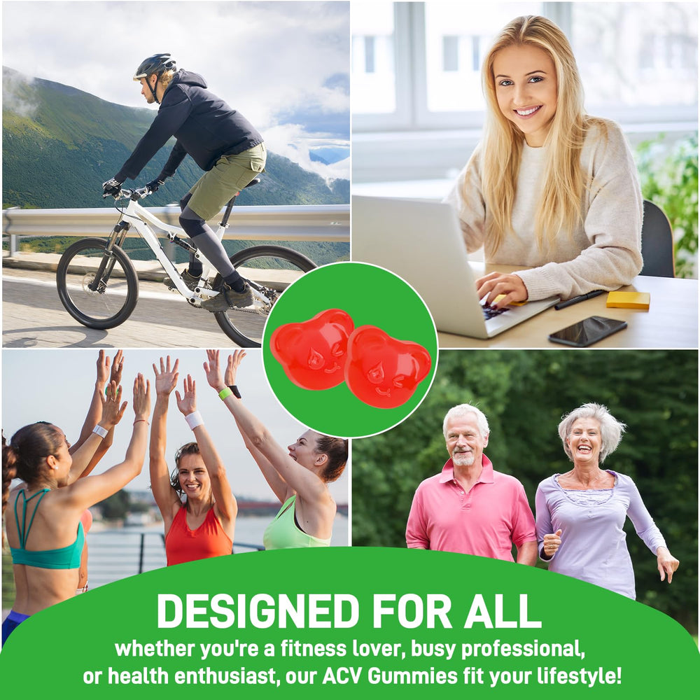 Biobor Apple Cider Vinegar Gummies daily-dose visual conveys consistent intake.