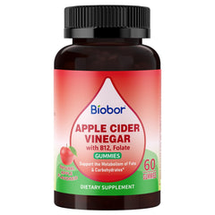 Biobor Apple Cider Vinegar Gummies pour highlights easy, tasty daily supplementation.