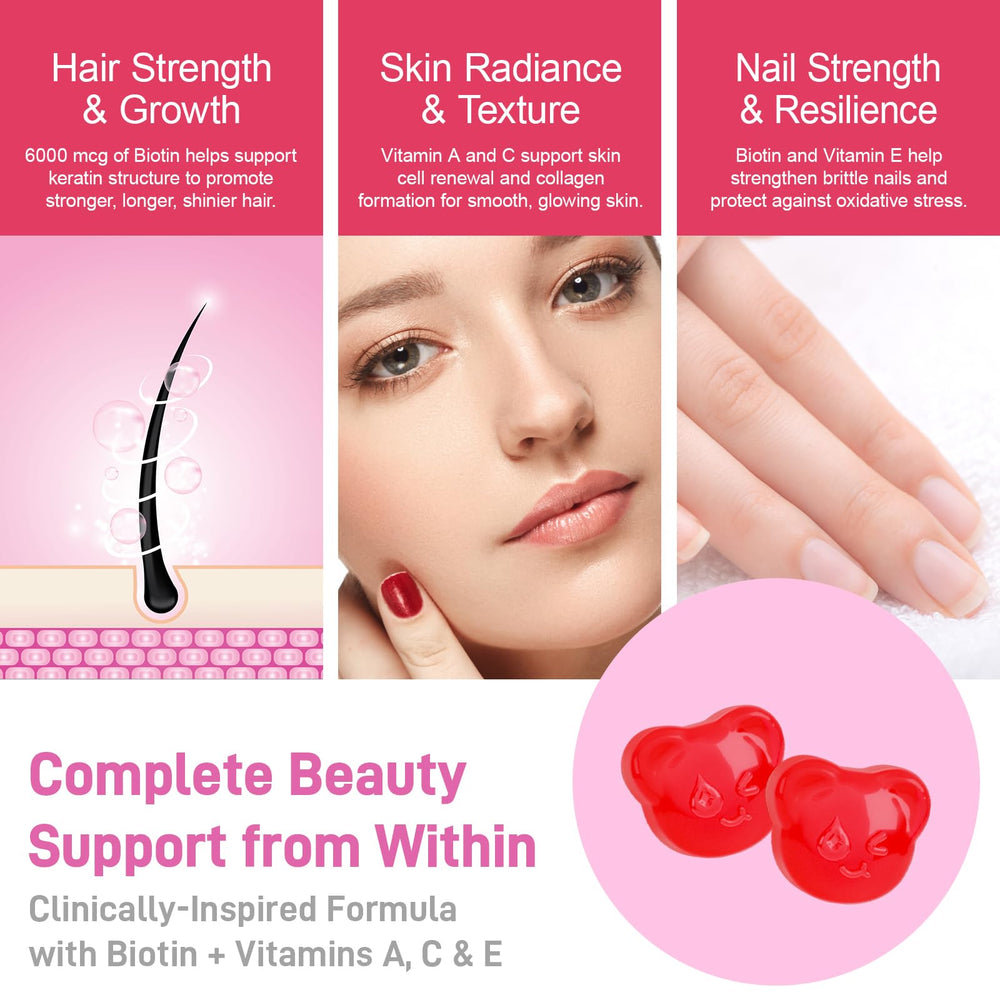 Biobor Beauty Gummies everyday use with two gummies daily suggestion