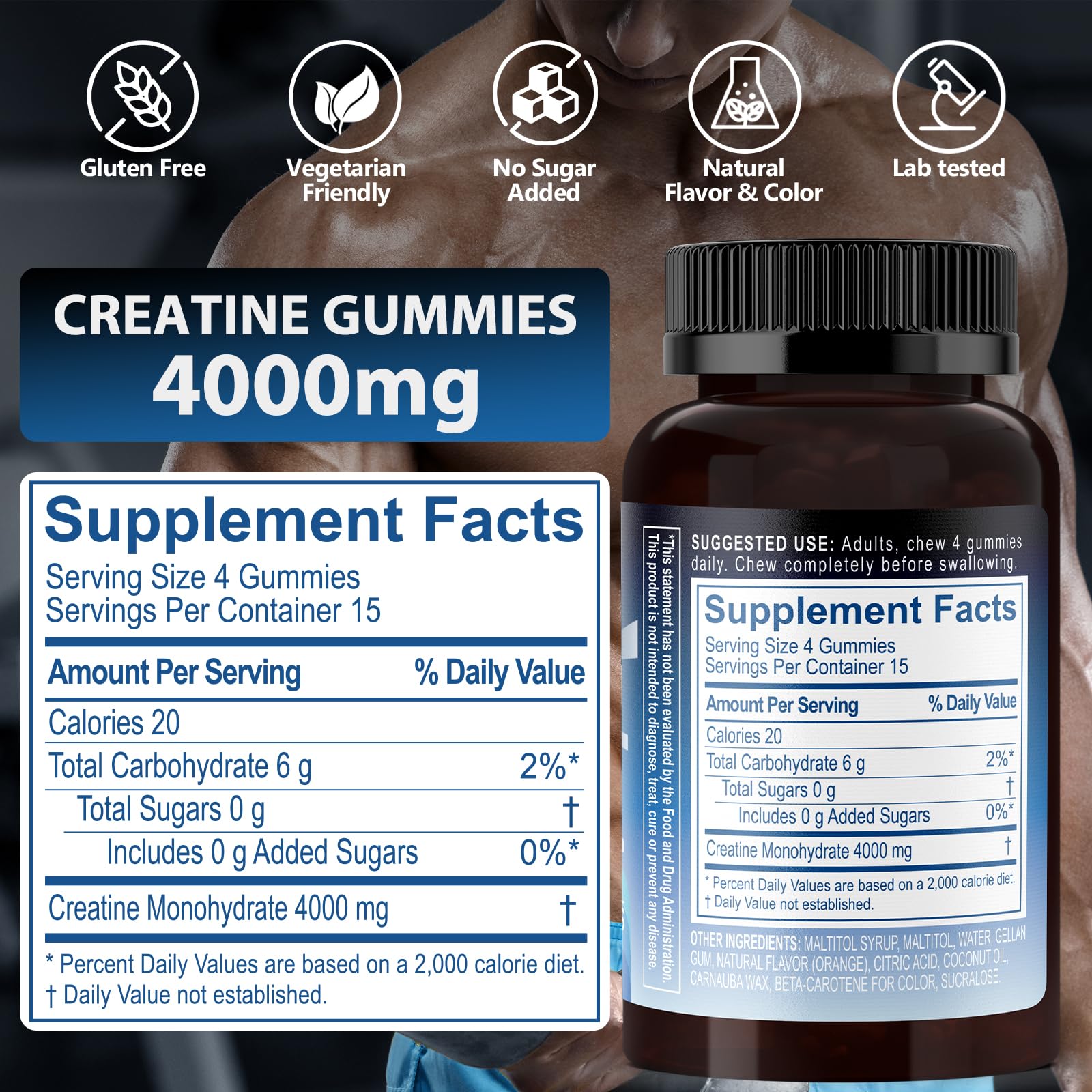 Biobor gummies close-up texture highlighting chewable convenience and flavor.