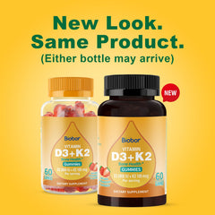 Biobor D3 K2 gummies strawberry flavor close-up, tasty daily supplement.