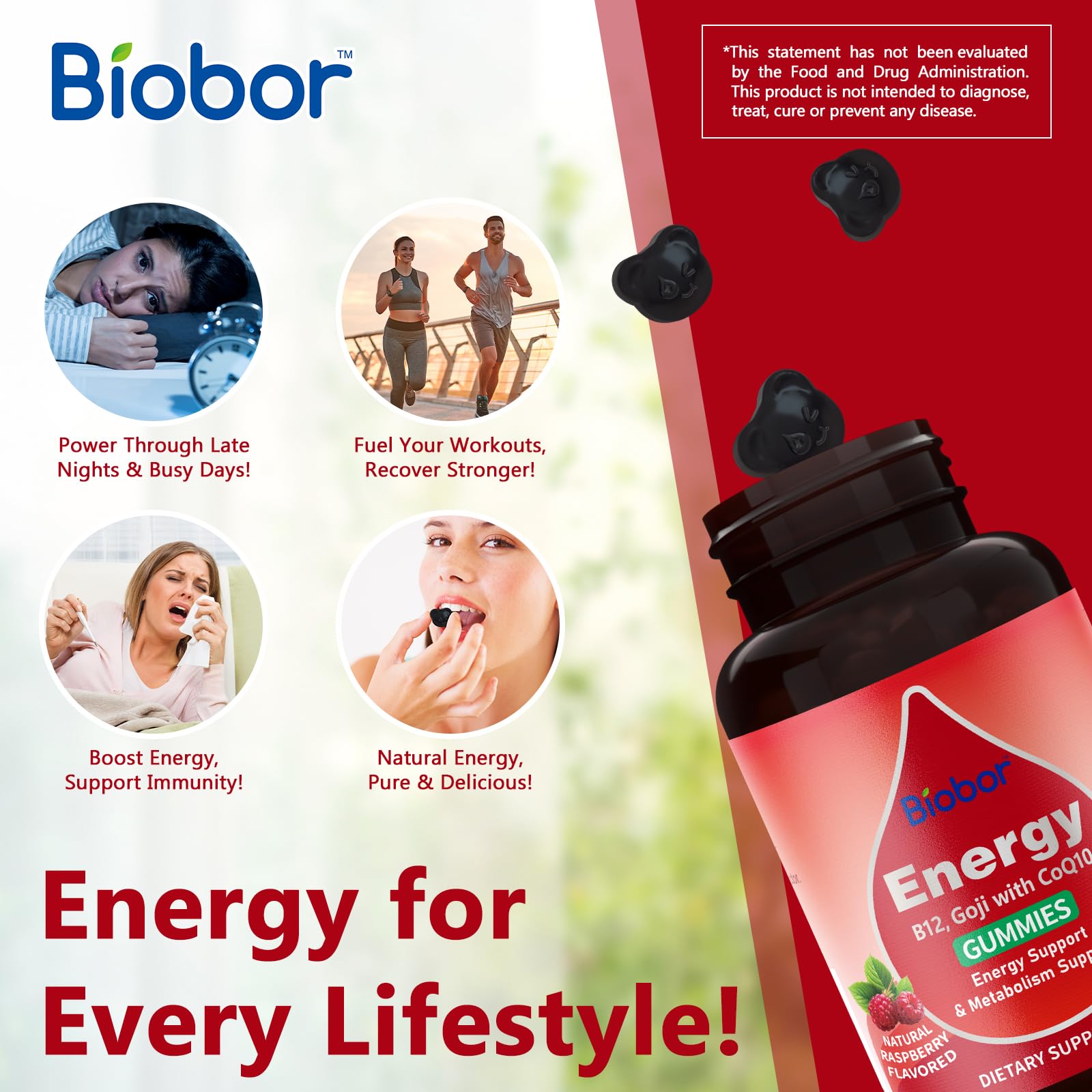 60-count bottle provides a month-long supply for consistent energy support.