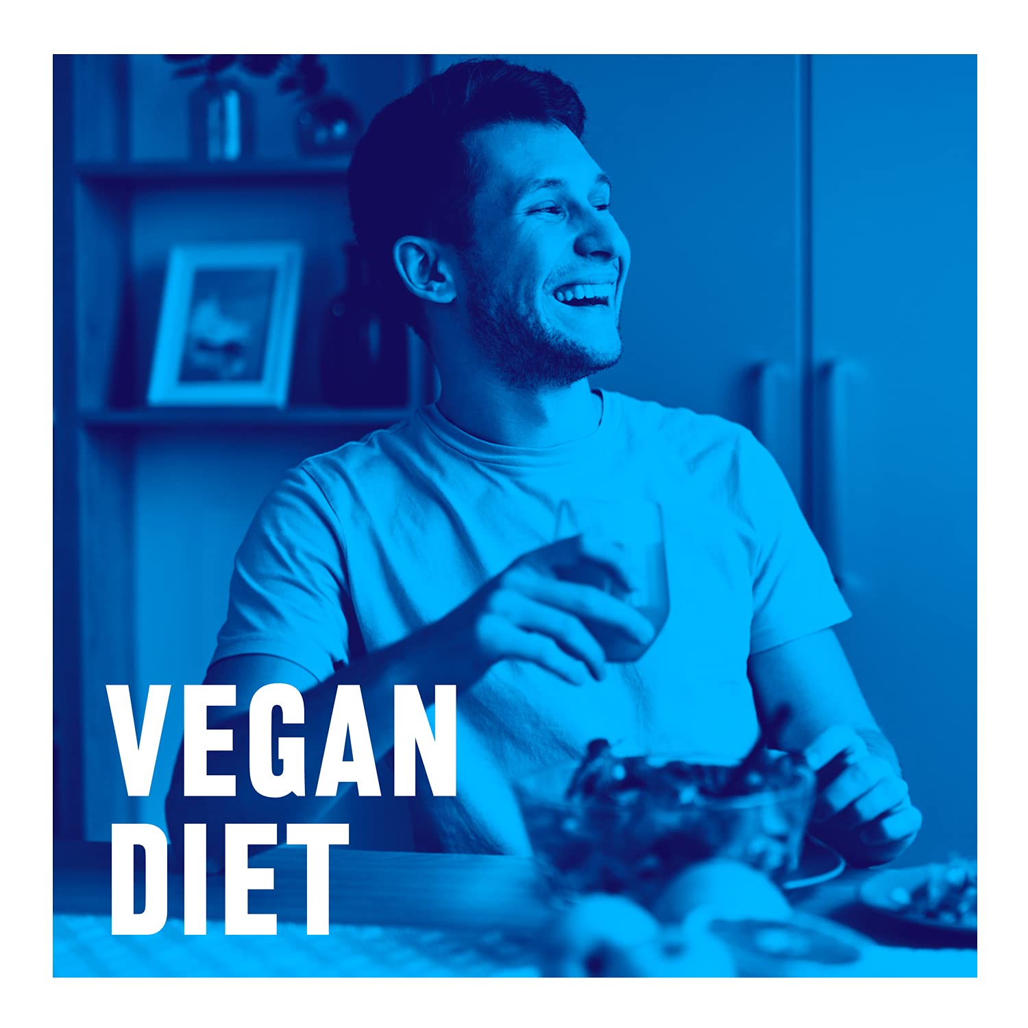 Biochem vegan protein powder in a kitchen setting for easy daily use