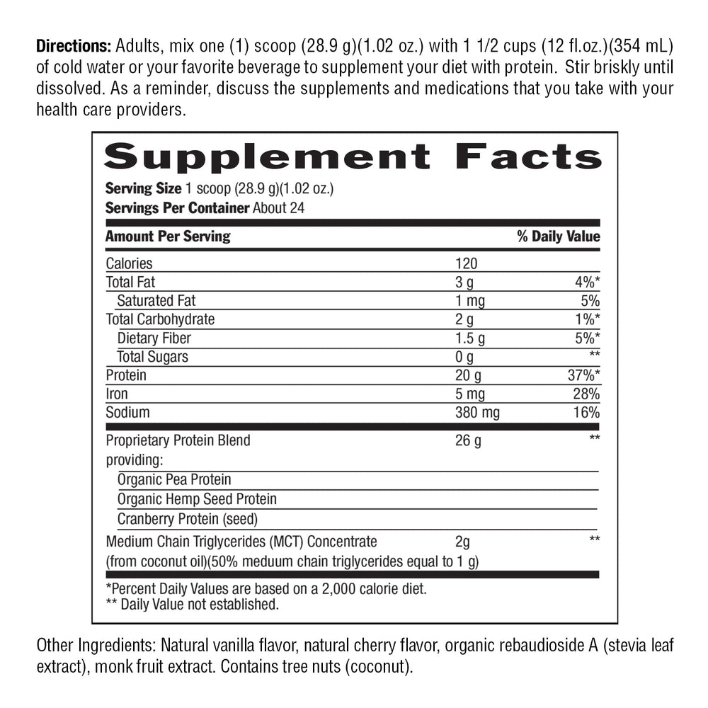 Biochem vegan protein powder scoop for precise daily protein portions