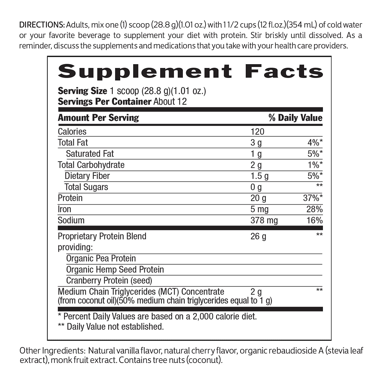 Biochem vanilla shake showing smooth texture ideal for shakes and smoothies.