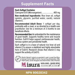 Bioclinic Naturals label detail highlighting rice bran oil base.