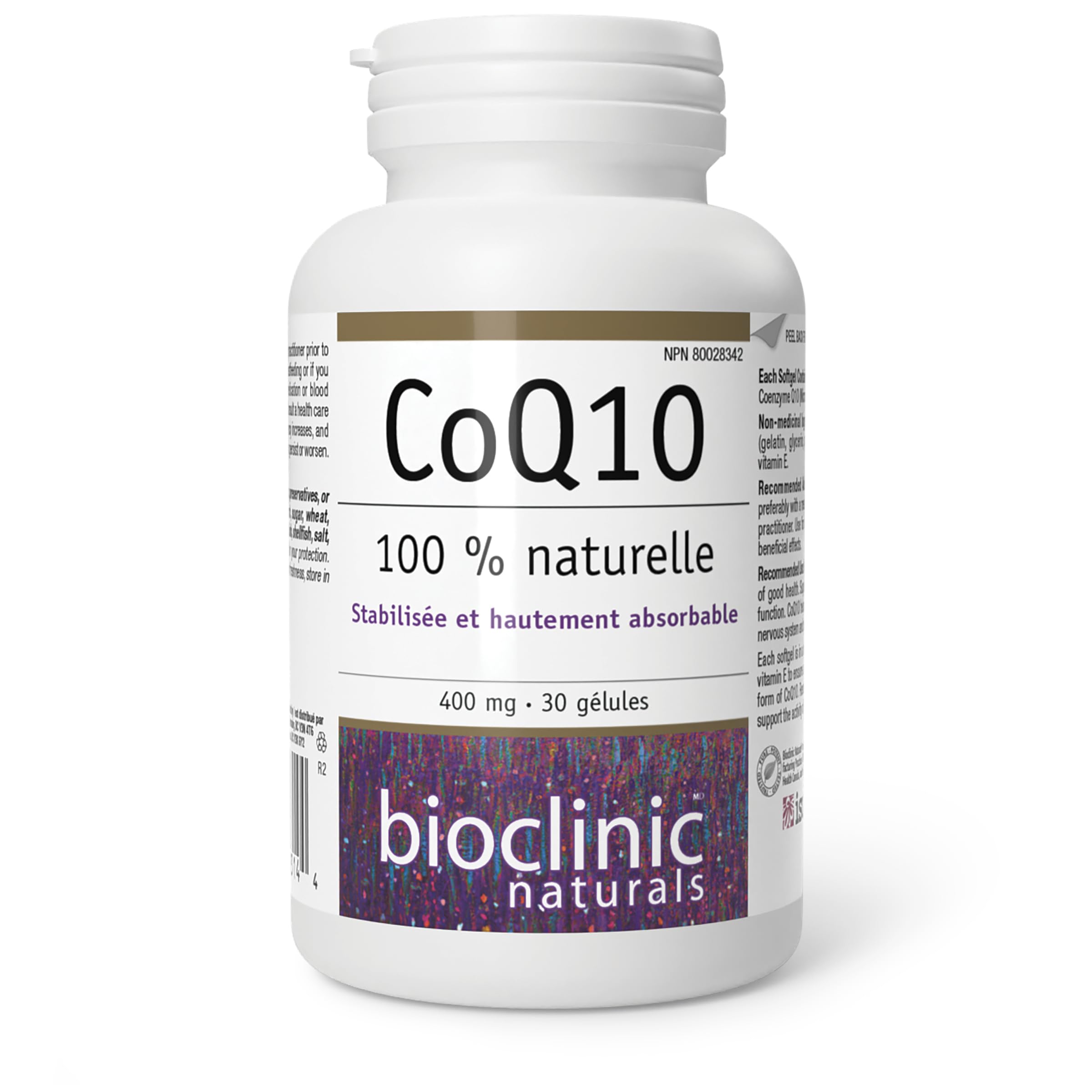 Rice bran oil base visual indicating stabilized CoQ10 delivery.