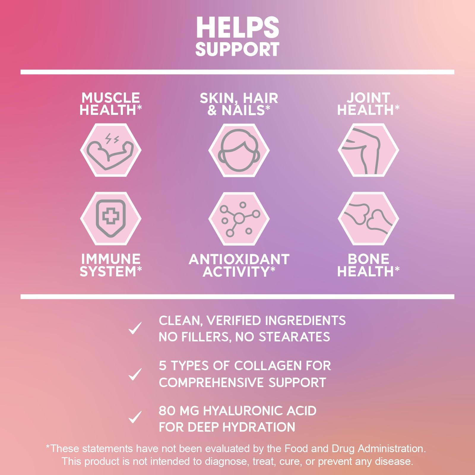 BioEmblem Beauty Collagen nails close-up hints at improved nail strength.