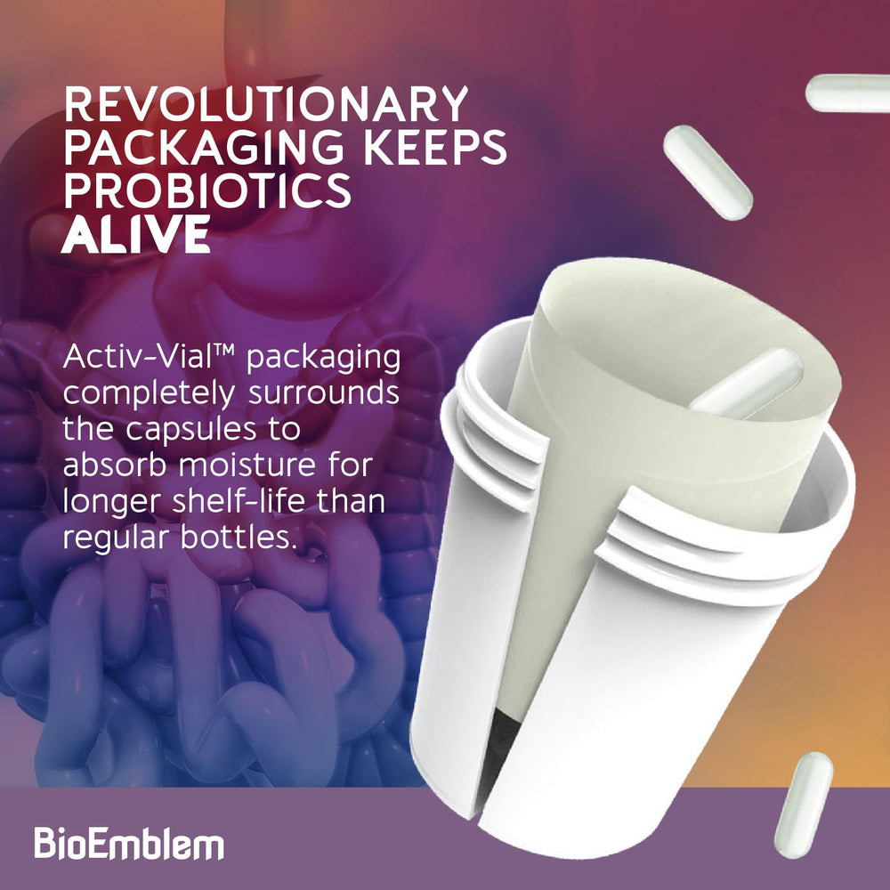 Aptar bottle microclimate helps keep probiotics fresh and potent.