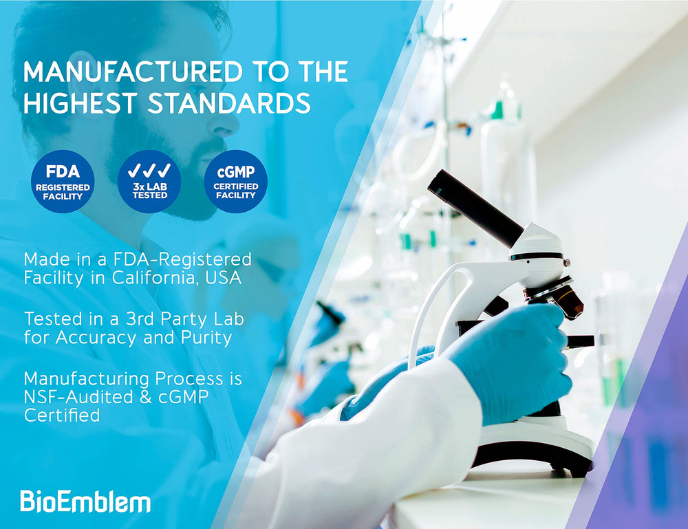 BioEmblem Triple Magnesium Complex daily-dose packaging suggests simple daily ritual.