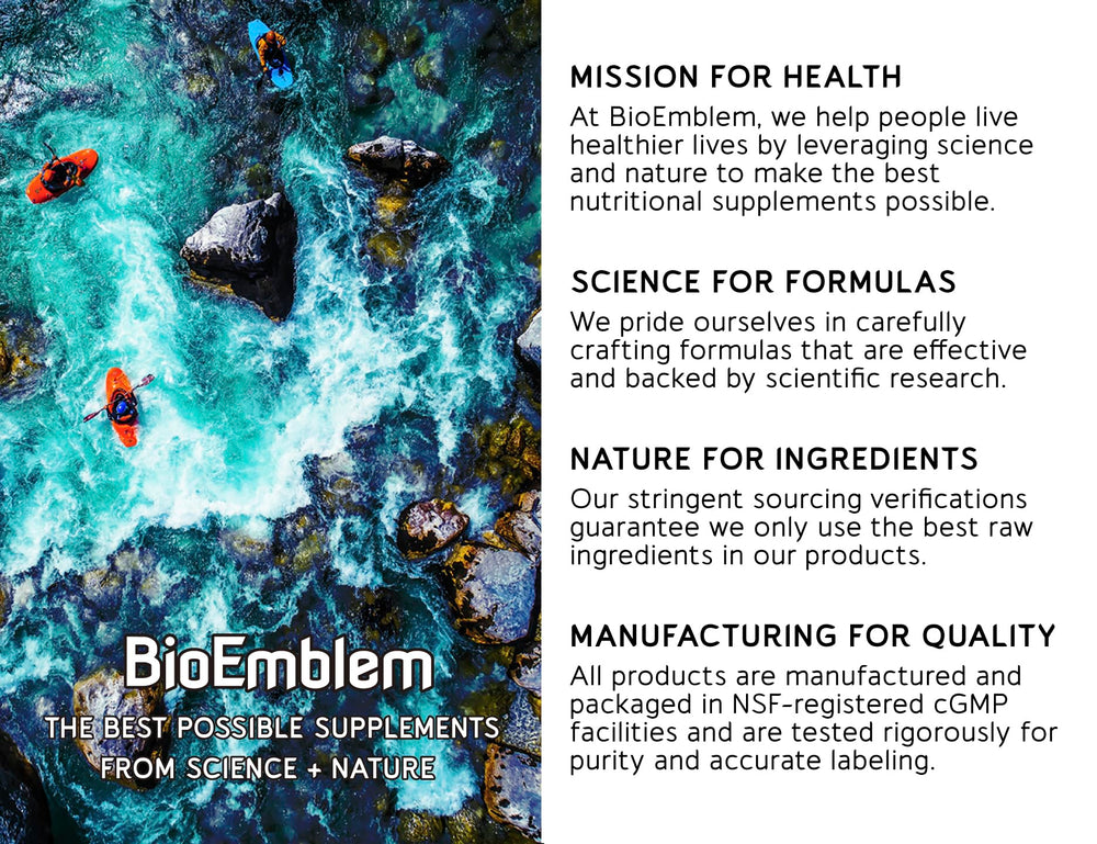 Person taking BioEmblem Krill Oil softgel with breakfast for a daily routine.
