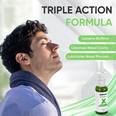 BioFilm Clear-X EDTA and xylitol ingredients highlight cleansing action.