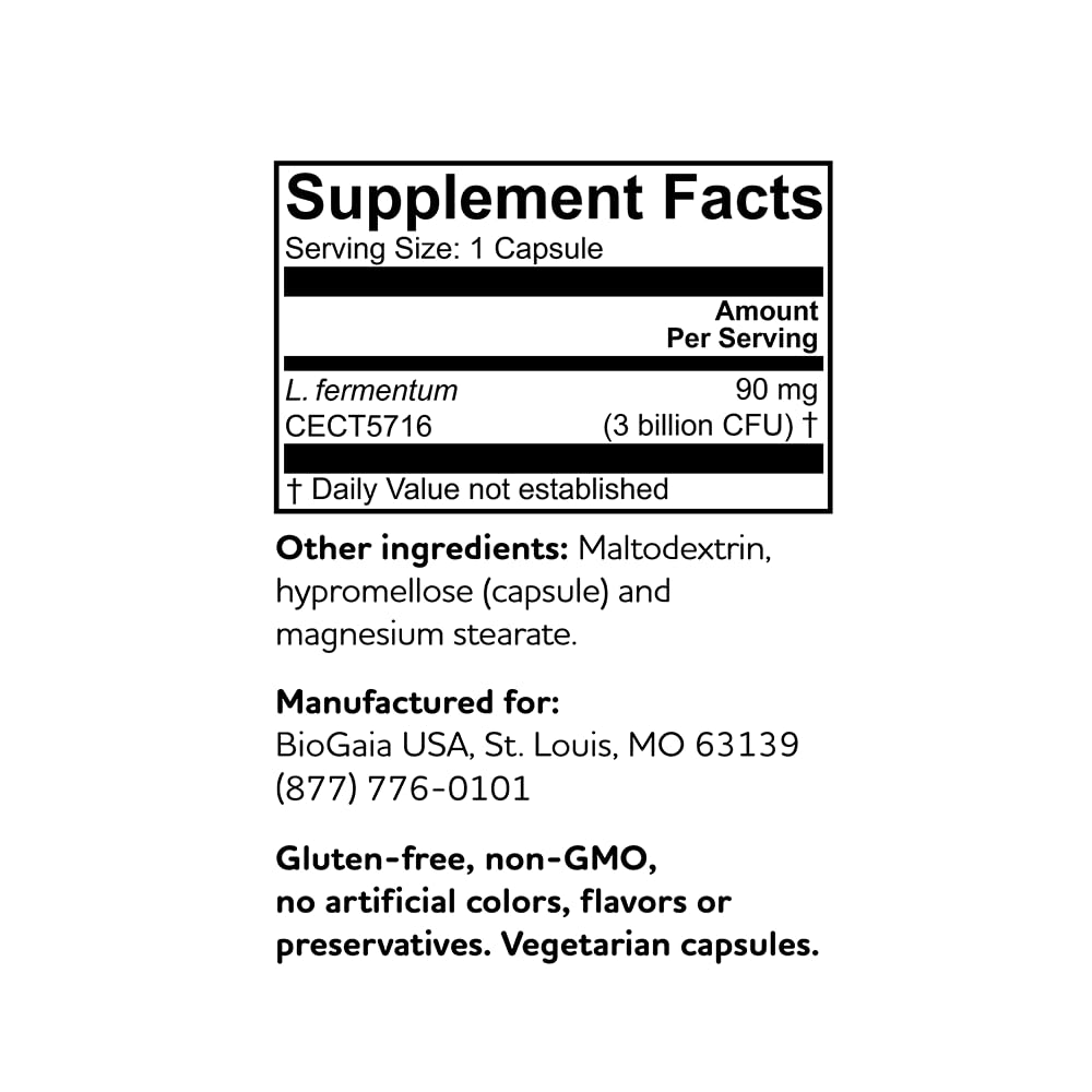 BioGaia Elactia lifestyle shot emphasizes discreet daily use for lactation wellness.