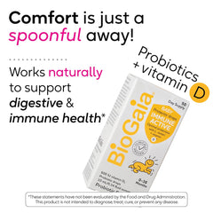 BioGaia Immune Active baby drops pour for easy daily dosing.