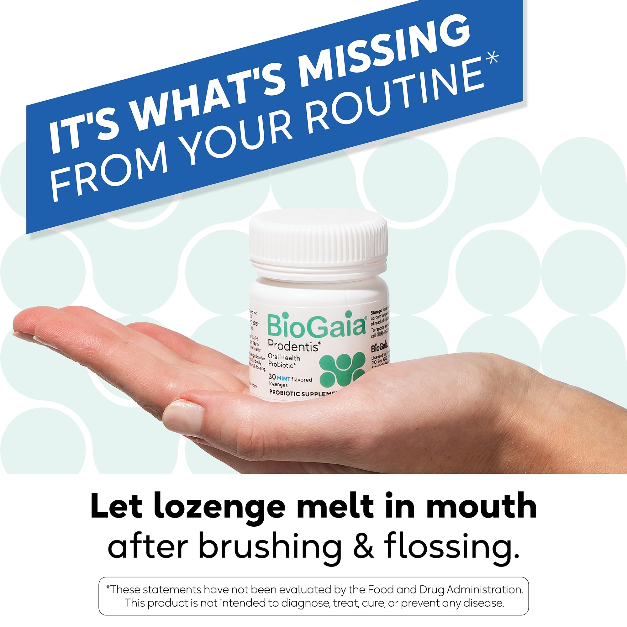 Prodentis easy use after brushing and flossing
