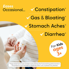Kid consumes one tablet as part of daily care at home.