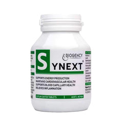 Biogency Synext NAD+ packaging and label emphasize quality and origin