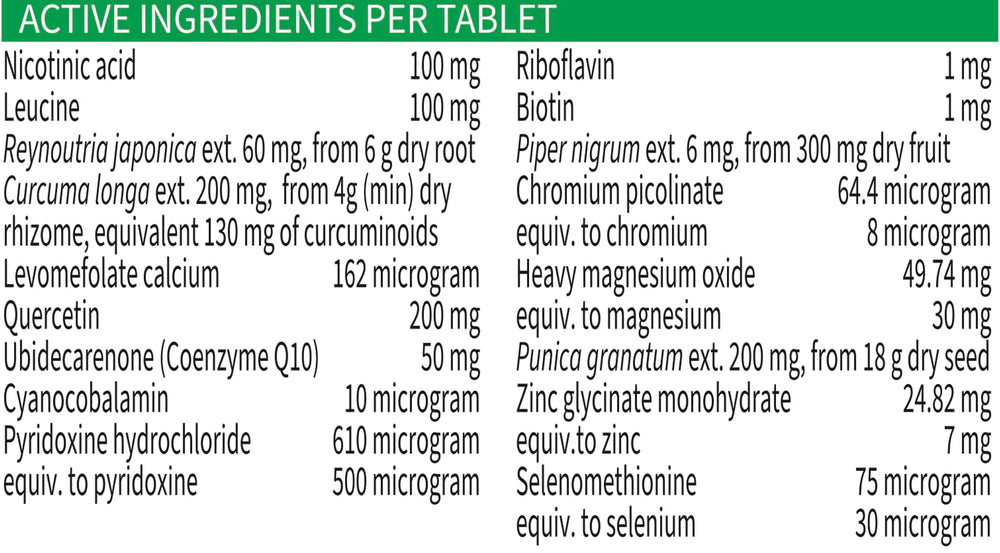 Close-up of Biogency Synext NAD+ tablets showing smooth coating for easy swallowing
