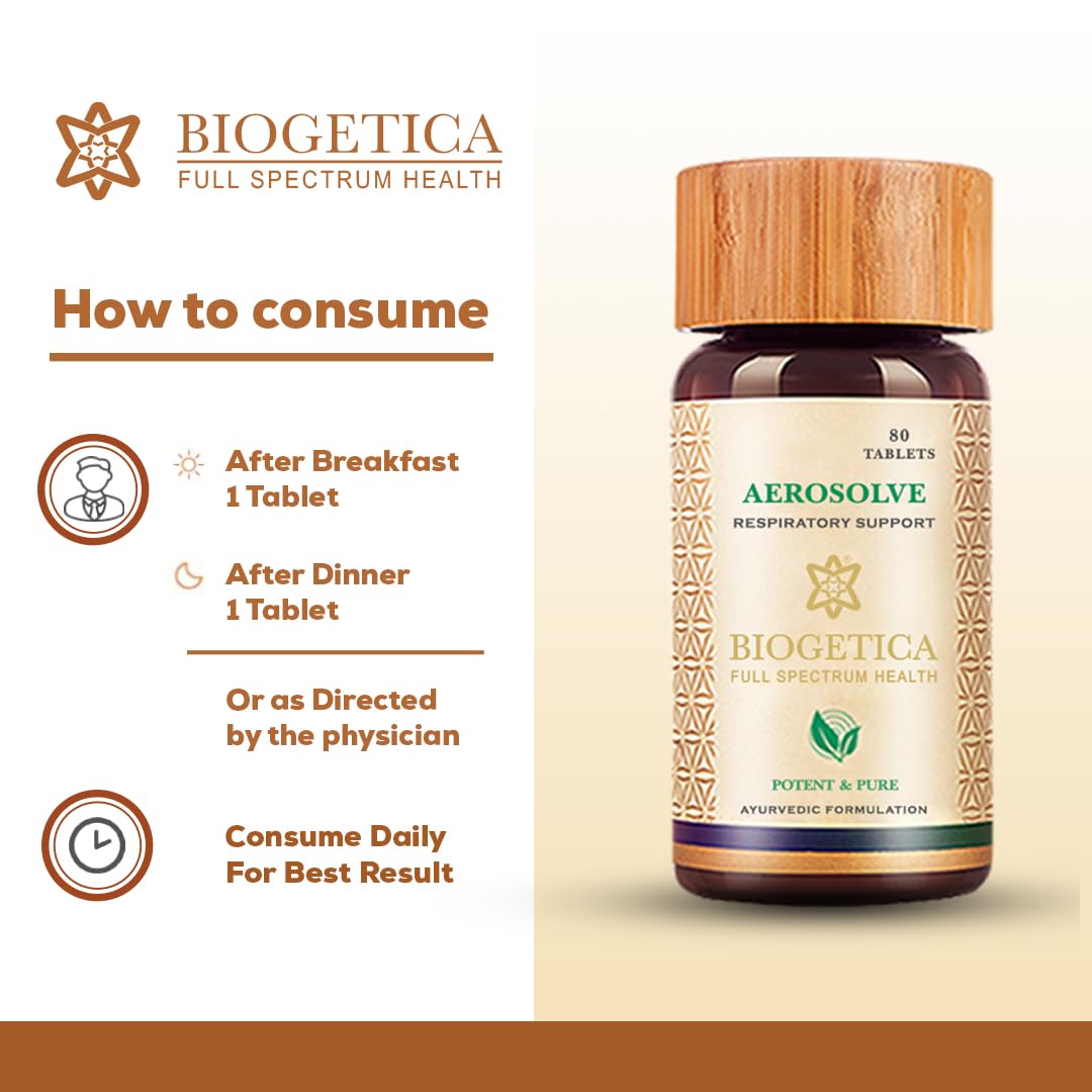 Biogetica Aerosolve on a shelf, ready for daily respiratory support.
