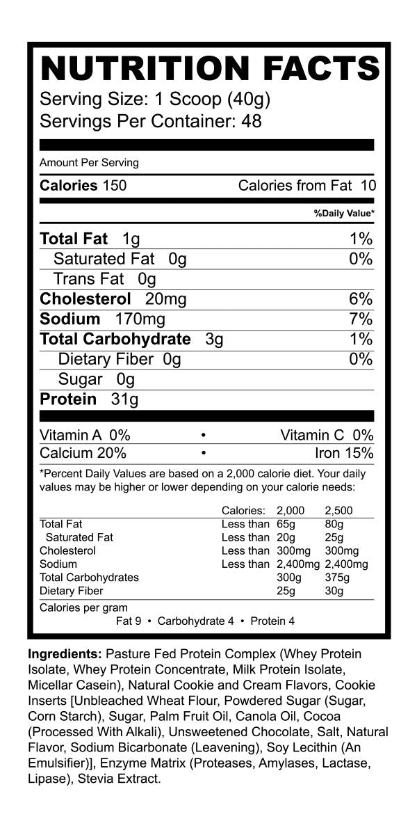 BioHealth Nutrition Precision Blend scoop showing 31 g protein per serving for workouts