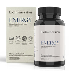 BioImmersion Vitalidad Extract: cápsulas frente para energía sostenida diaria.