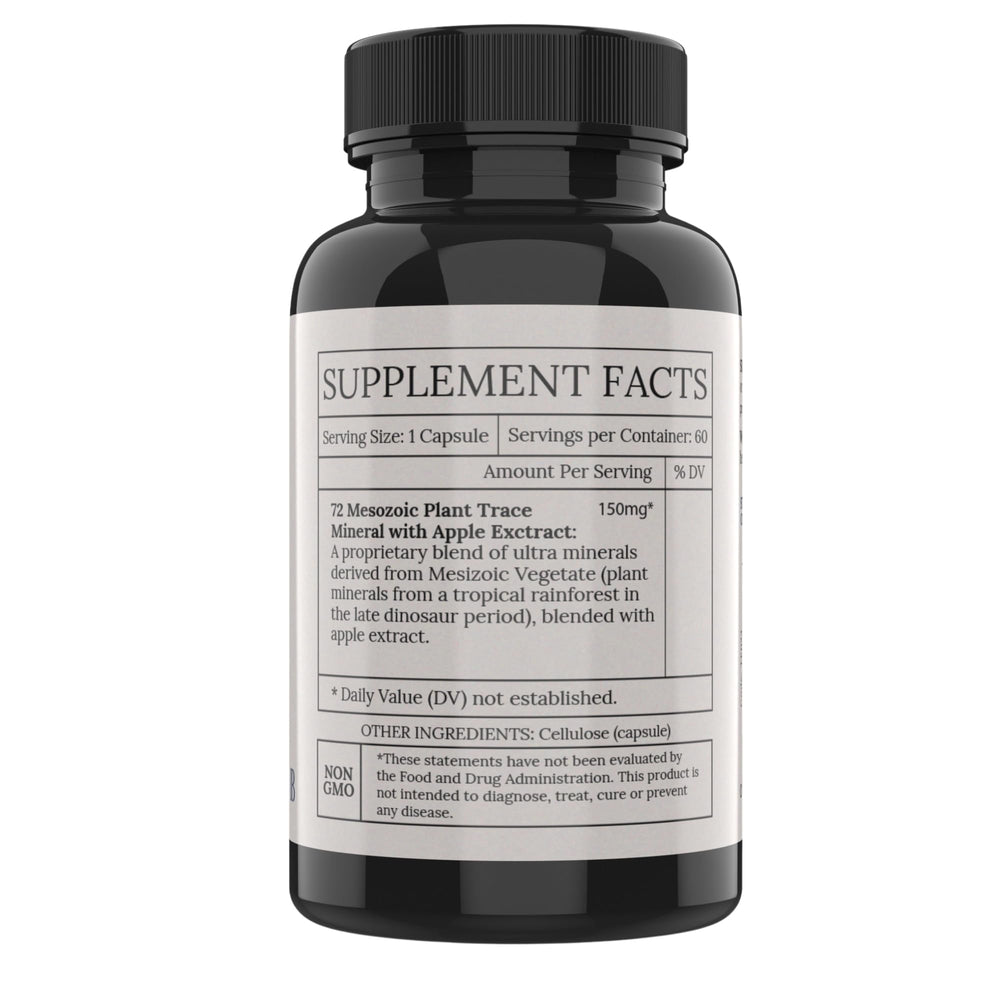BioImmersion Energy Extract shows 72 Ultra Minerals for plant-based balance.