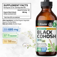 BIO KRAUTER bottle side view highlighting vegan, alcohol-free solution.