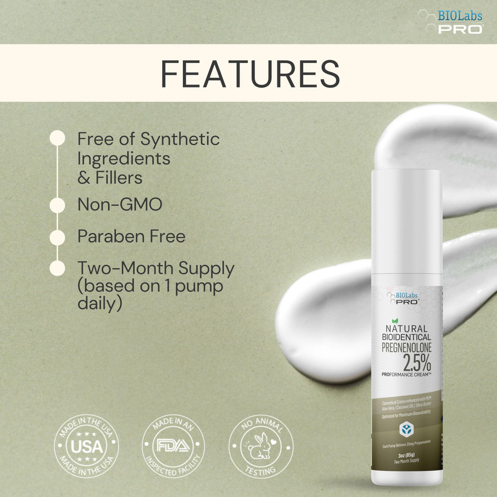 BIOLABS PRO ingredients panel highlights MSM Aloe Shea Butter Coconut Oil.