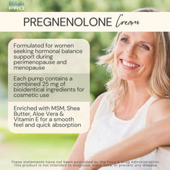 BIOLABS PRO pregnenolone cream texture close-up shows fast-absorbing formula.