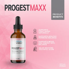 BIOLABS PRO Progest MAXX oil label closeup highlights ingredients and quality