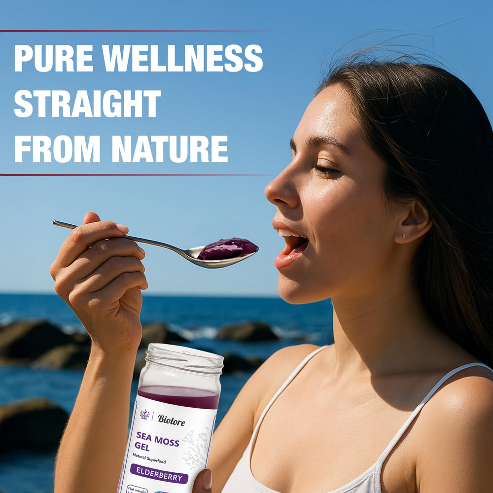 Biolore Elderberry gel in smoothie for a fruity boost