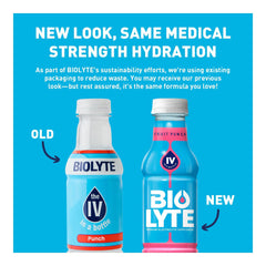 BIOLYTE Fruit Punch glass showing a refreshing hydration moment.
