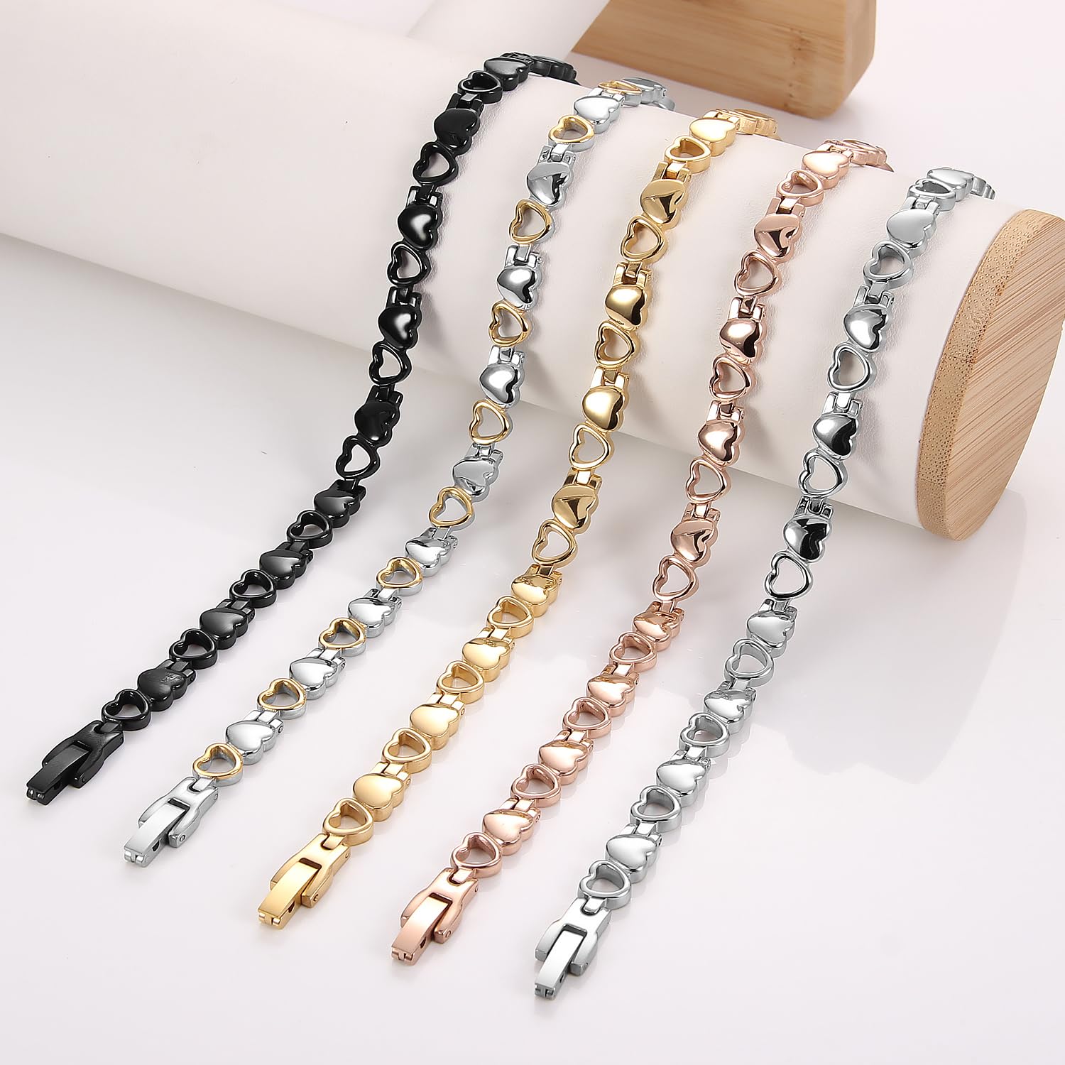 BioMag bracelet with secure clasp and lightweight feel for all-day comfort.