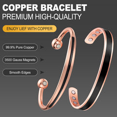 BioMag eight-magnet bracelet showing strong magnetic band for daily use