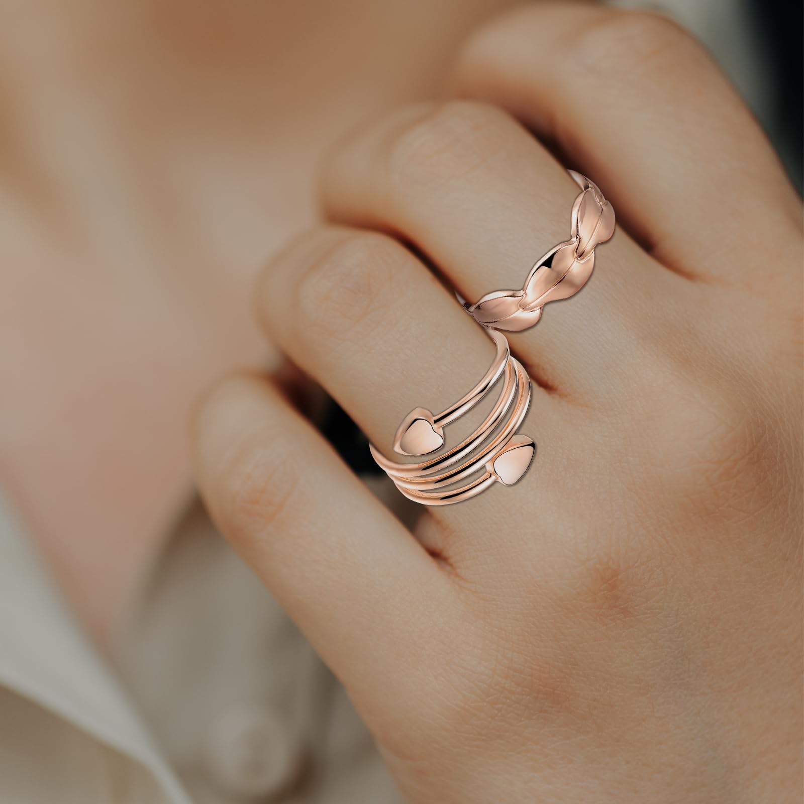 bioMag copper ring packaged in premium box for presentation