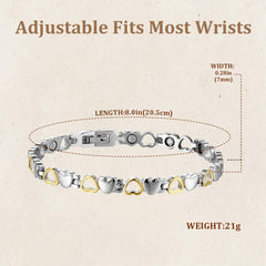 BioMag bracelet clasp and sizing tool shown for at-home resizing